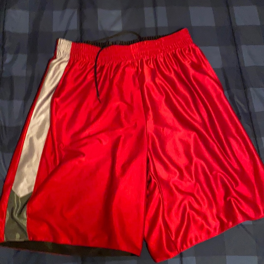 Large Red Sport Shorts